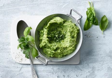 Grüner Kräuter-Kartoffelstock